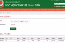 Điểm chuẩn 2018: Nữ sinh Sơn La trở thành thủ khoa HV Cảnh sát 