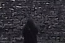 Chụp ảnh lâu đài thời Trung Cổ, thấy người mặc áo choàng đen bí ẩn?