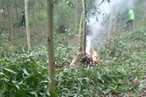 Bộ Quốc phòng thông tin vụ rơi máy bay quân sự tại Nghệ An