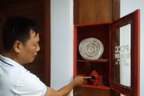 Mất trộm thiết bị PCCC, cư dân Hoàng Anh Gold House hoang mang