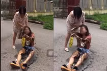 Xôn xao người phụ nữ mang bầu tưới dầu luyn, đánh dã man tình địch