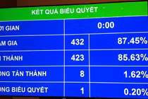Hơn 85% ĐBQH đồng ý lùi thời gian thông qua Luật Đặc khu 