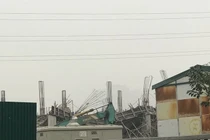 Hiện trường sập giàn giáo khiến 3 người chết ở Hà Nội