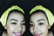 Người mẫu trình diễn bikini trên máy bay U23 lộ điểm yếu hình thể