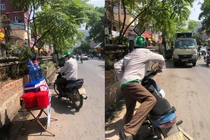 Hà Nội nóng 40 độ, người đi đường mừng rơi nước mắt khi thấy điều này