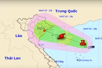 Bão Mun giật cấp 11 đang hướng thẳng Quảng Ninh và Ninh Bình