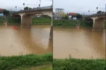 Cô gái bỏ lại đôi dép và điện thoại nhảy xuống cầu, mất tích