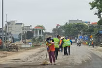 Hải Dương: San lấp dự án khu dân cư, xe tải “oanh tạc” đường 392B