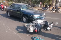 Lái xe biển xanh gây tai nạn liên hoàn vì say xỉn