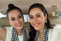 Trần Tiểu Vy gây kinh ngạc với gương mặt hao hao Á hậu Hoàng My