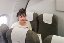 Đoàn Thị Hương đã lên máy bay về nước 