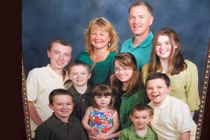 Học mẹo kiên nhẫn của bà mẹ 8 con