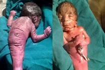 Thương tâm em bé mắc hội chứng nàng tiên cá hiếm gặp