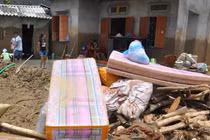 Chùm ảnh: Lào Cai tan hoang sau mưa lũ lịch sử