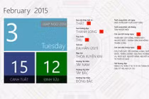 Xem lịch Âm cho Windows 8 dịp Tết Nguyên đán