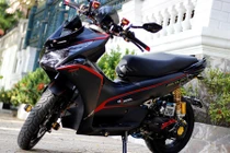 Honda Air Blade lên đủ đồ chơi hàng hiệu tại Sài Gòn