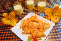 Cách làm bánh mỳ gối chiên xù bé nào cũng mê 