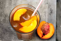 Công thức trà đào thơm ngon, ngọt mát