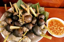 Làm ốc nhồi thịt chấm mắm gừng với 5 bước đơn giản