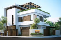 Hút hồn 10 mẫu biệt thự 3 tầng mái bằng đẹp hiện đại