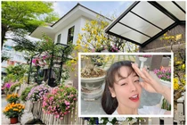 Lóa mắt biệt thự 20 tỷ ngập hoa từ ngõ của Nhật Kim Anh