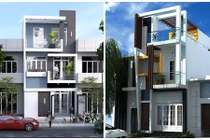 10 mẫu nhà ống 2 tầng kết hợp sân thượng siêu đẹp