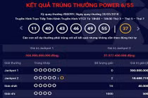 Hai người chia nhau giải độc đắc hơn 37 tỷ của Vietlott