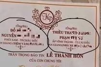 Thiệp mời đám cưới “khoe mẽ” của bác sĩ và dược sĩ "sốt xình xịch"