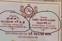 Thiệp mời đám cưới “khoe mẽ” của bác sĩ và dược sĩ "sốt xình xịch"