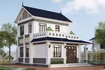 10 mẫu biệt thự 2 tầng mái thái đẹp long lanh