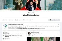 Facebook ca sĩ Vân Quang Long chuyển sang chế độ tưởng nhớ