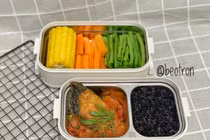 “Lác mắt” với hộp cơm văn phòng ngon - khỏe giúp chồng giảm cân