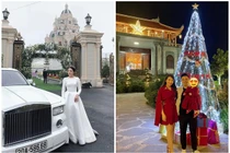 Choáng ngợp “biệt phủ” xa hoa của cô dâu 200 cây vàng gây sốt 