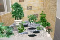 Ngắm loạt thiết kế tiểu cảnh giếng trời đẹp lung linh