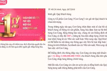 Con Cưng bất ngờ gỡ thông báo thưởng 1 tỷ trên website 
