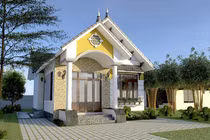 10 mẫu nhà cấp 4 2 phòng ngủ đẹp nhất 2024 