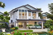 10 mẫu nhà 2 tầng ở nông thôn mới nhất 2018