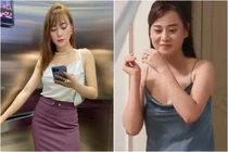 "1 kiểu áo 2 số phận" của Phương Oanh trong "Hương vị Tình thân" 