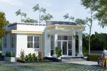 10 mẫu nhà mái bằng hiện đại dưới 700 triệu đồng