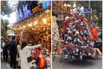 Tiểu thương Hàng Mã kiếm chục triệu mỗi ngày dịp Giáng sinh