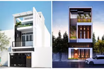 10 mẫu nhà ống 3 tầng thanh lịch, tiết kiệm chi phí