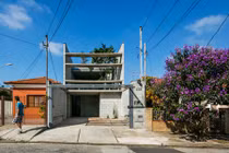 Nhà 2 tầng ấn tượng với vườn nước trong trẻo