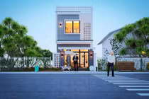 Nhà ống 2 tầng đáp ứng nhu cầu tận hưởng cuộc sống xanh cho gia chủ