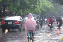 Không khí lạnh về, miền Bắc mưa dông 