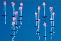 Video: Mãn nhãn màn trình diễn của Không quân Triều Tiên trong lễ duyệt binh