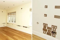 Kỳ quái căn nhà có tới 320 ổ cắm trên tường, với tay là có ngay chỗ cắm điện