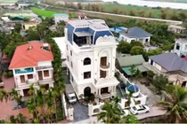 Biệt thự trắng 600m2 “đẹp thôi miên” giữa làng quê Hải Dương