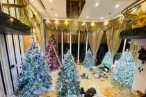 Giữa tin đồn ly hôn, Đàm Vĩnh Hưng trang trí biệt thự 60 tỷ đón Noel