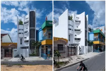 Nhà phố “khoác đường cong mềm mại” khác lạ giữa Đà thành