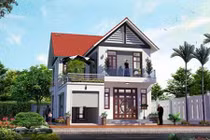 10 mẫu biệt thự mini 2 tầng đẹp khó tưởng